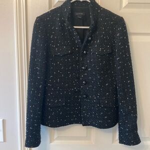 Ann Taylor Black Tweed Jacket